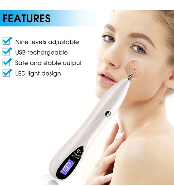 

wireless led display flat mole remover leser pen laser beauty plasma pen