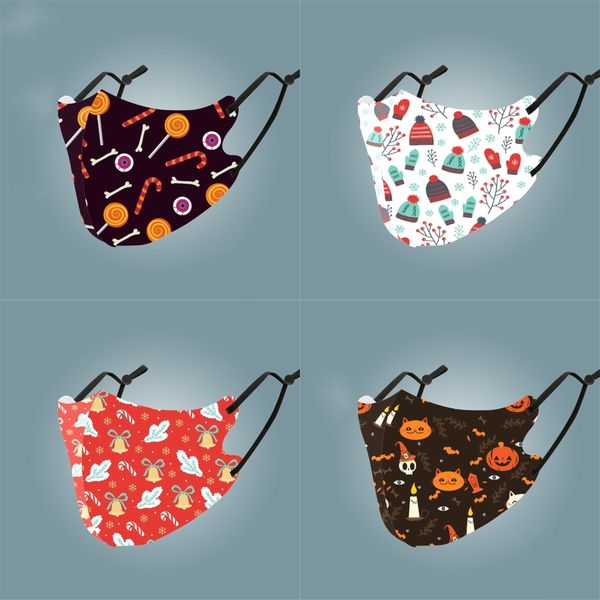 

wholesale fashion designer face masks washable breathable mask print windproof anti-dust cycling masks#685, Black