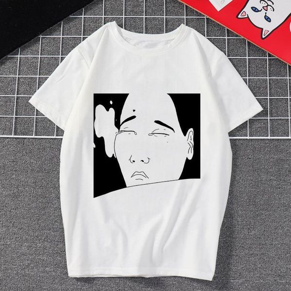 

women t shirt funny tee summer streetwear casual short sleeve round neck graphic tee clothes femme shirts, White