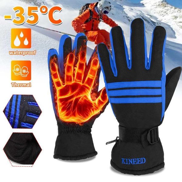 

winter men gloves anti-slip warm gloves wear resisting waterproof windproof skiing thicken1