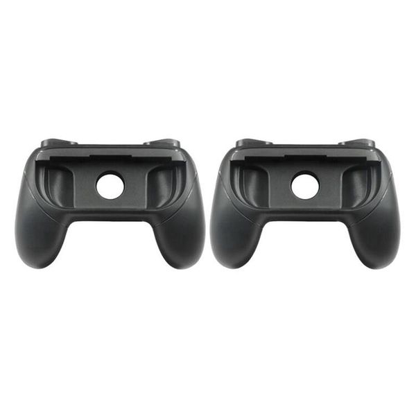 

grips for switch joy-con, wear-resistant handle kit for switch joy cons controller, 2 pack(black)