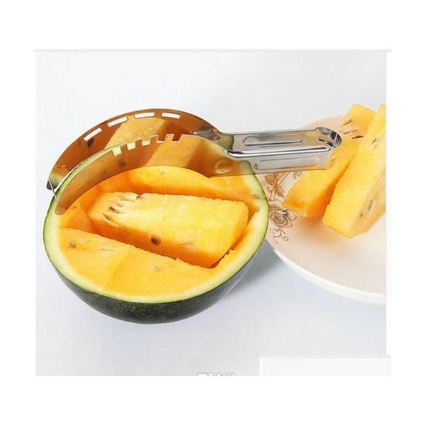 

stainless steel watermelon slicer fruit melon cutter corer scoop household kitchen tool utensils slicy d jllnsz sinabag
