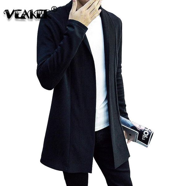 

2021 new men's sweater cardigans male slim fit sweatercoat korean style long sleeve cardigan balck sweaters casual knitted, White;black