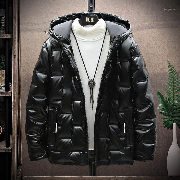

men's down jacket winter 2020 new warm men fashion windproof casual slim fit comfortable silver black down jacket1