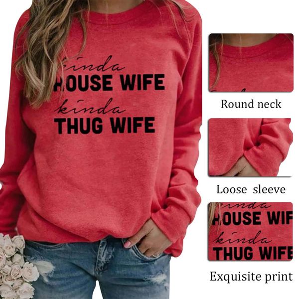 

februaryfrost autumn hoodies women fashion letter print long sleeve sweatshirt harajuku jumper casual loose pullover female, Black