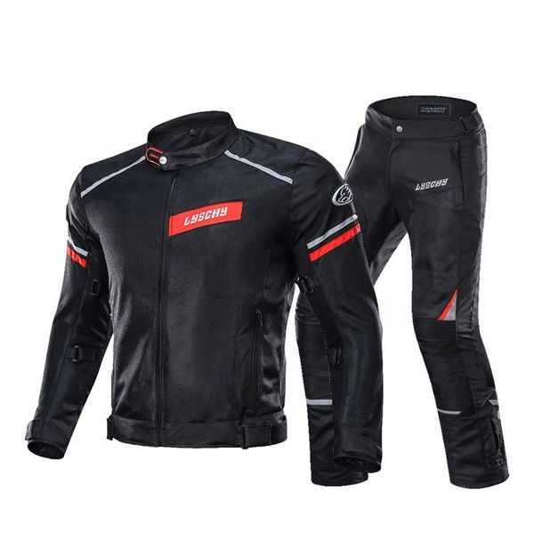 

горячая продажа езда летней одежда мотоцикл одежда куртка вентилируемая дышащий мотоцикл одежда внедорожной ткань сетки, Black