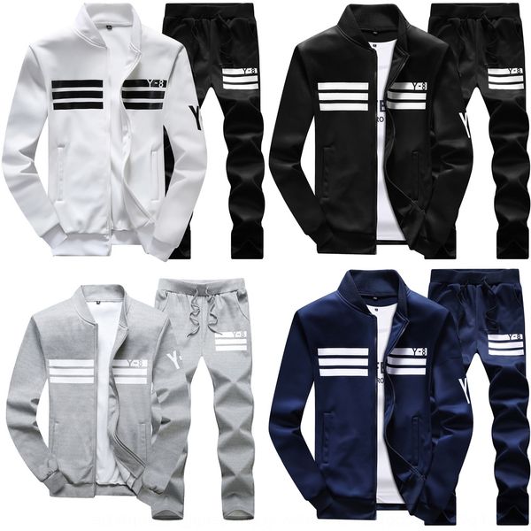 

spring and autumn new baseball coatball coat men's sports suit casual long-sleeved baseball suit coat y8 student sweater for men cfp5e, Black