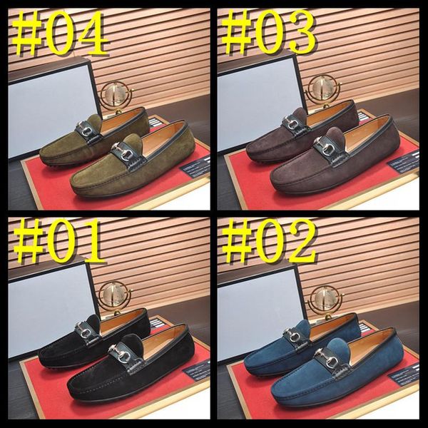 

2020 new fashion luxury crocodile pattern loafers genuine leather men's shoes handmade slip-on casual shoes driving shoes plus size 46, Black