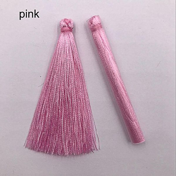 

selling 5pcs lot 65mm silk tassel fringe sewing bang tassel trim handmade curtain tassel for craft jewelry diy graft making h jllysk