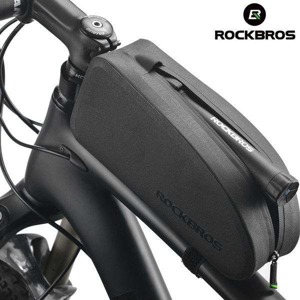 

rockbros bicycle bag waterproof cycling front tube frame bag large capacity mtb road bicycle bag bike accessories