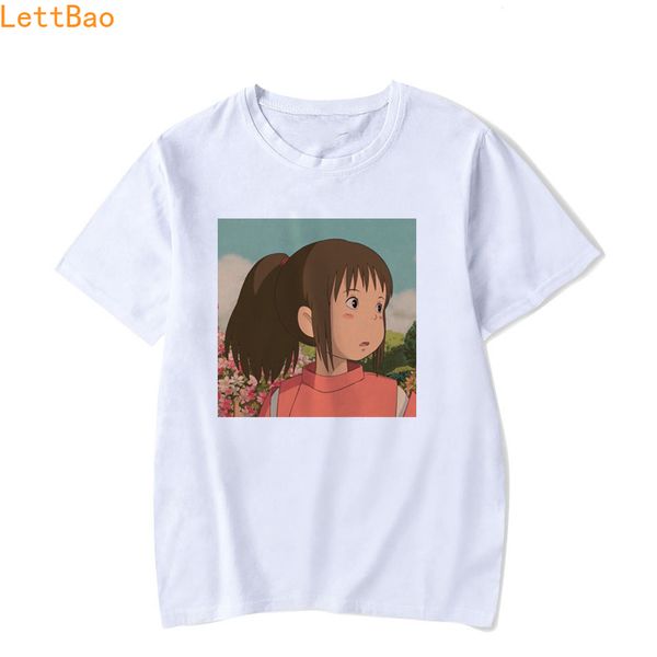 

studio ghibli totoro spirited away anime gift cartoon print miyazaki hayao 90s vogue vintage hooded sweatshirt hoodie men t shirt