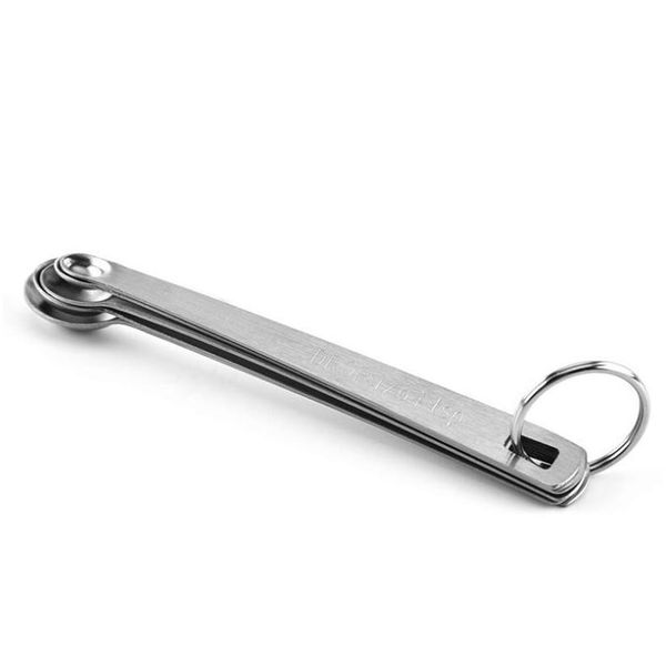 

5pcs set mini measuring spoons stainless steel round measure spoon for liquid dry ingredients useful sugar cake jllhqq network2010
