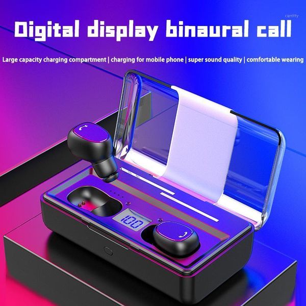 

sports bluetooth waterproof music smart digital display headset with emergency charging functionheadset lnalambrico1
