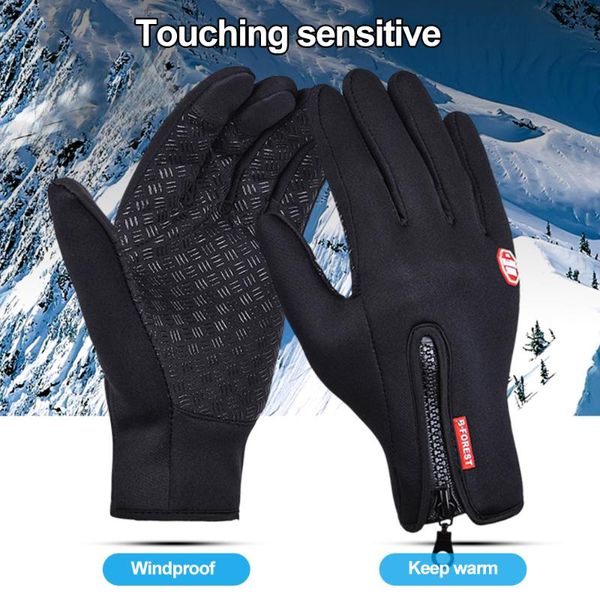 

winter gloves outdoor keep warm glove windproof non-slip thermal touching screen sport bike riding cycling gloves gauntlets
