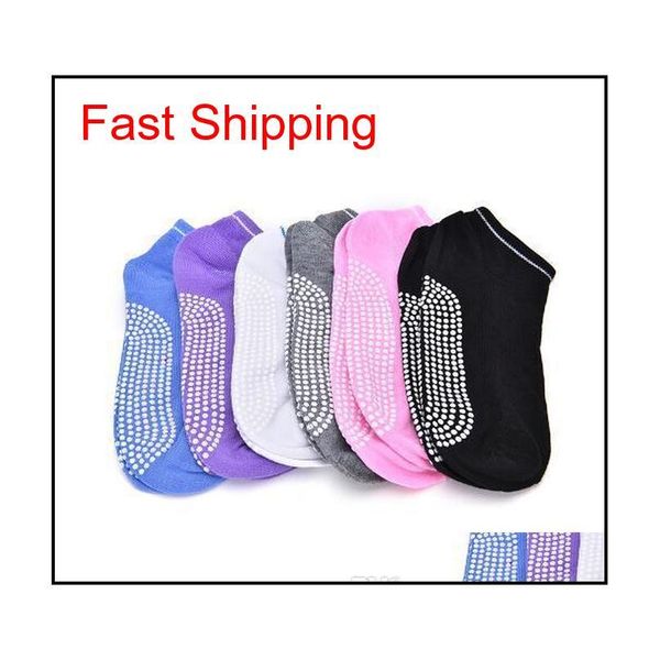 

yoga socks non slip massage ankle women pilates fitness colorful toe durable dance grip exercise printed gym dance sport socks cm7yk, Black