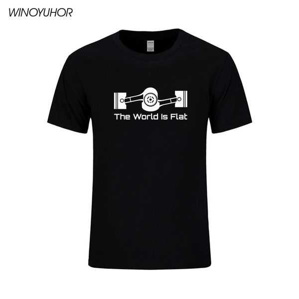 

the world is flat engine summer casual short sleeve o neck custom printed engine tee sport hooded sweatshirt hoodie men t shirt