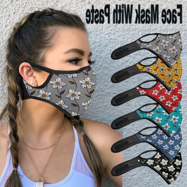 

print fashion pm2.5 with filter pocket facemask paste pattern design sports dustproof respirator face mask