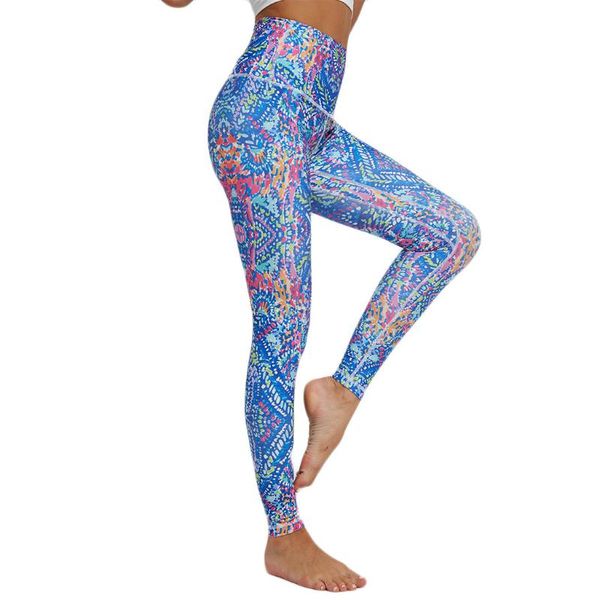 

yoga outfits printing pants women fitness leggings workout sports running push up gym wear elastic slim #yl10, White;red