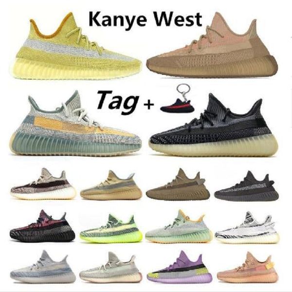 

kanye west citrin gid black static reflective shoes men women antlia v2 zebra lundmark cream synth clay sports sneakers shoe