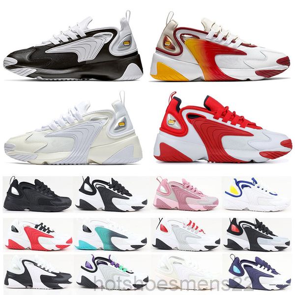 

men casual shoes triple black zoom 2k m2k tekno race grey infrared royal blue regency purple university red mens women sports sneaker adg9