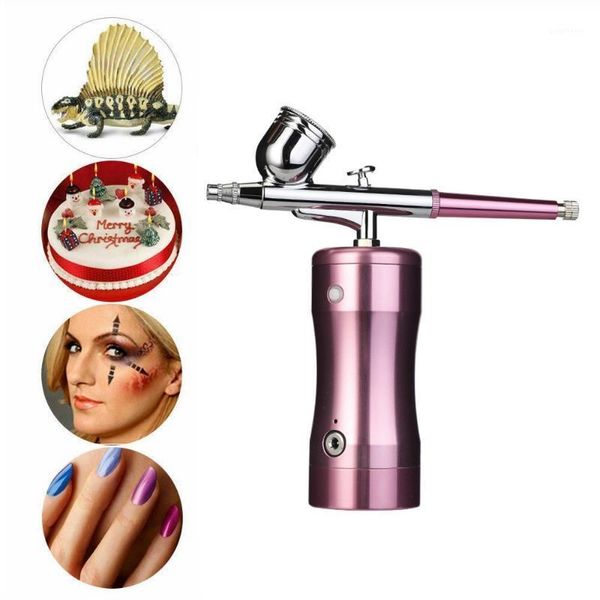 

spray pen airbrush set spray gun pump pen set air compressor kit for art painting tattoo cake model1