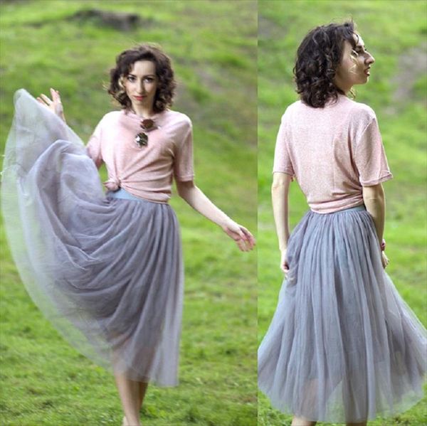 

2020 fashion summer tulle skirt voile puffy tutu skirts for women long lolita petticoat faldas mujer saia longa, Black