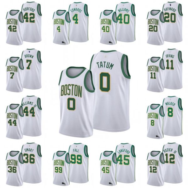 

бостон celtics мужчины ирвинг хорфорд карсен эдвардс гордон хейворд грант уильямс джейлен браун джонатан гибсон джерси, Black