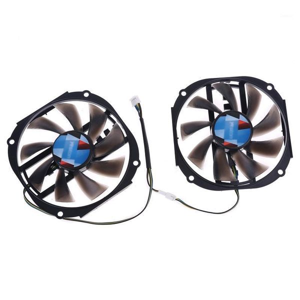 

2pcs 95mm 4gb gpu cooler cooling fan for yeston rx480 570 580 graphics card fan1