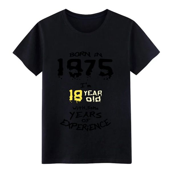 

men's born in 1975 t shirt personalized 100% cotton s-xxxl natural interesting basic summer letter shirt sport hooded sweatshirt hoodie