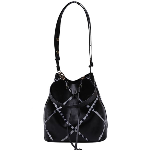 Bolsa de ombro de designer de marca de luxo para mulheres bolsa de bolsa de corda de alta qualidade Bolsas geométricas Strapa xadrez Crossbody Laser Diamond Chaol490