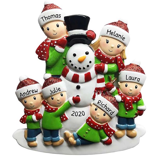 

christmas personalized snow shovel family ornament tree hanging pendant ornaments home decor 2021 new