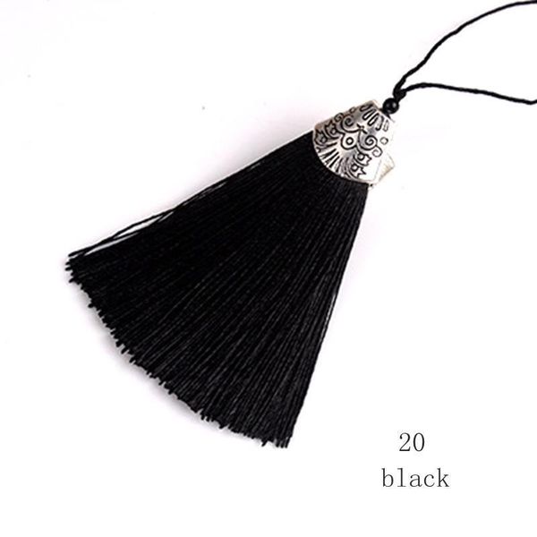 

2pcs lot 8cm fish mouth cap silk tassel fringe sewing bang tassel trim key tassels for diy embellish curtain accessories parts h jllrvi
