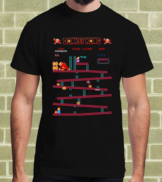 

2019 new arrival men fashion donkey kong videogame arcade 1981 t-shirt per uomo e bambino tee shirt design sport hooded sweatshirt hoodie