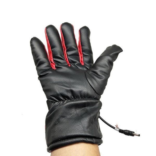 

ski gloves motorcycle riding electric heating charging cable heated warm touch screen thermal finger protection cover