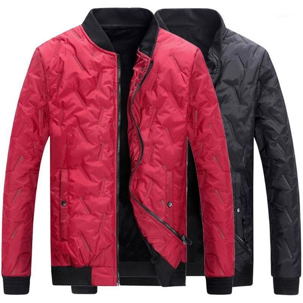 

men's 2020 autumn winter jacket men warm coats casual fashion pure color jacket zipper outwear baseball coat outwear #cl31, Black;brown