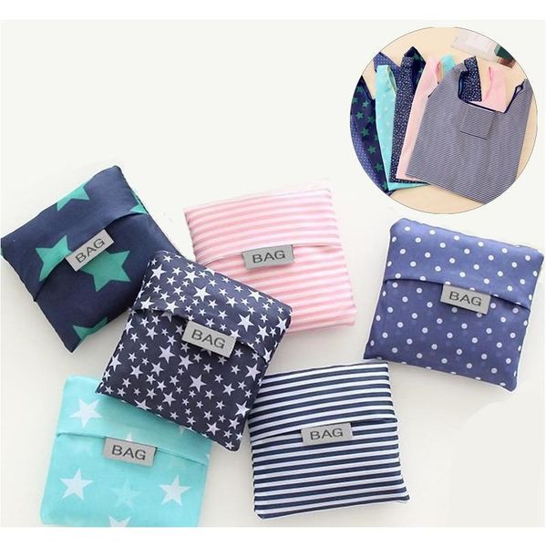 

eco friendly shopping tote bags promotion customizable creative foldable shopping bags 6 colors reusable grocery stora jlldhk soif