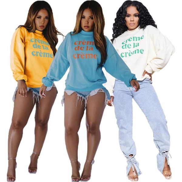 

dpsde 2020 женщин горячей продажа зимняя улица случайный стиль флис с длинным рукавом круглых ваток шеи печататься 3 цвета, Black