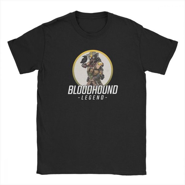 

bloodhound apex legend мужские 100% дизайнеры балахон хлопок юмор battle royale игра с коротким рукавом одежда для взрослых футболки толстов