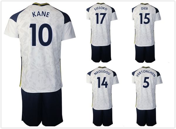 

personality short sleeve 20-21 customized kane 10 thai quality soccer jerseys sets son 7 lamela 11 dier 15 dele 20 custom jersey sports wear, Black