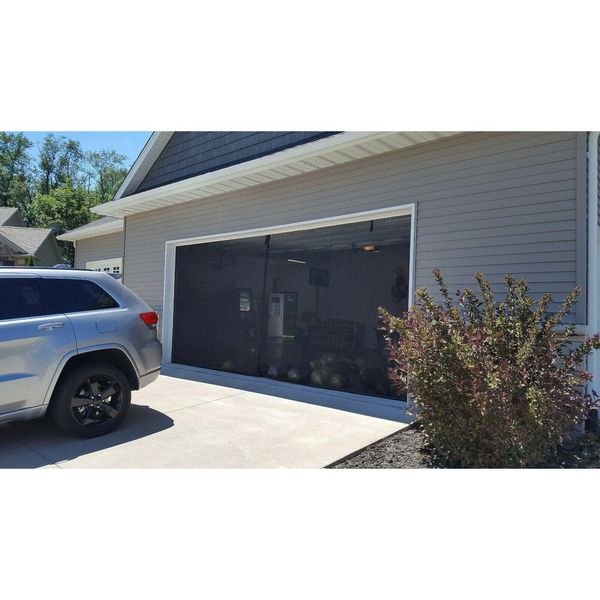 

garage door screen single magnetic closure weighted bottom in qylykm lipper