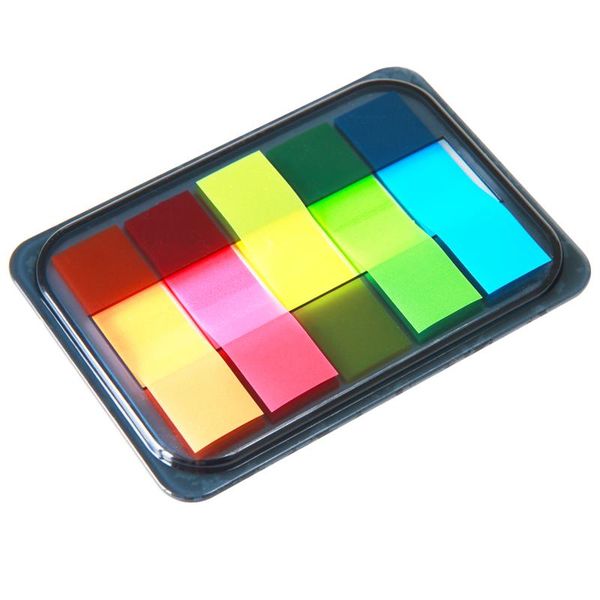 

1 pack 5 color notes 20 pcs per color sticky notes indicator strips indicator stickers deli 9060 wmteyg petsyard