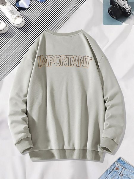 

men letter graphic pullover v3hr#, Black