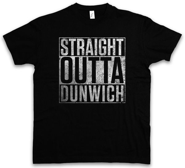 

printed tee shirts short sleeve straight outta dunwich t shirt city horror arkham h. p. cthulhu fun lovecraft sport hooded sweatshirt hoodie