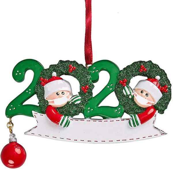 

christmas ornament decorations wooden snowman christmas tree hanging pendant xmas tree santa claus pendent with mask family of 2-5 gga3735-5