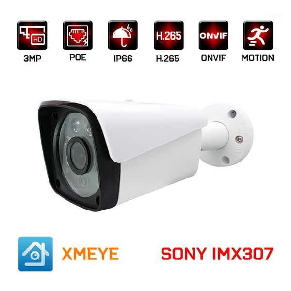 

cameras 3mp poe ip camera sony imx307 h.265 outdoor waterproof cctv video surveillance security 1080p 2mp onvif xmeye1