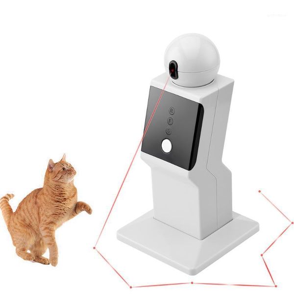 

cat toys electric laser toy robot teasing cats automatic for kitten play game pet quiet random mode wave point funny crazy toys1