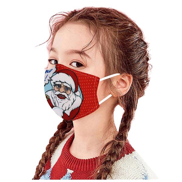 

new face 1pc children's breathable exhaust sunscreen funny cycling christmas mask