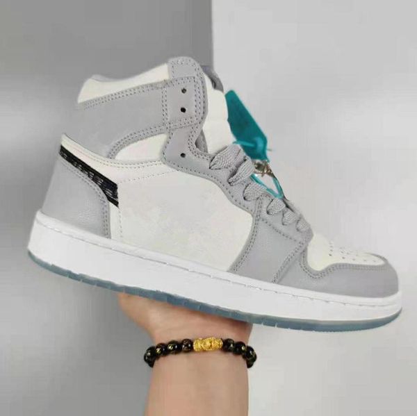 

2021 men's and women's sneakers fashion 1s high & low lace-up leather casual skateboard shoes zapatillas dunk shoes 36-44, Black