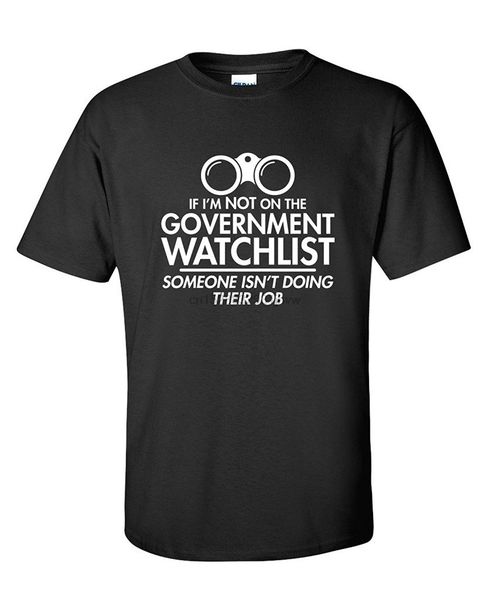 

if im not on the government watchlist graphic cool mens novelty funny t shirt sport hooded sweatshirt hoodie