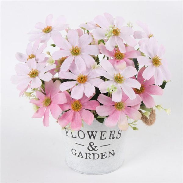 

5 forks 10 flowers artificial persian chrysanthemum flowers simulation daisy for wedding party home decoration1